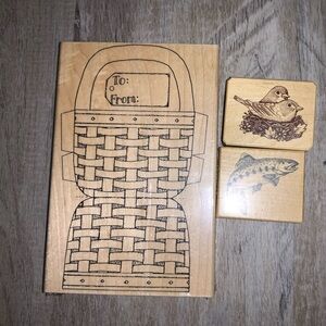 (Bin 4) Bundle of 3, Easter themed stamps